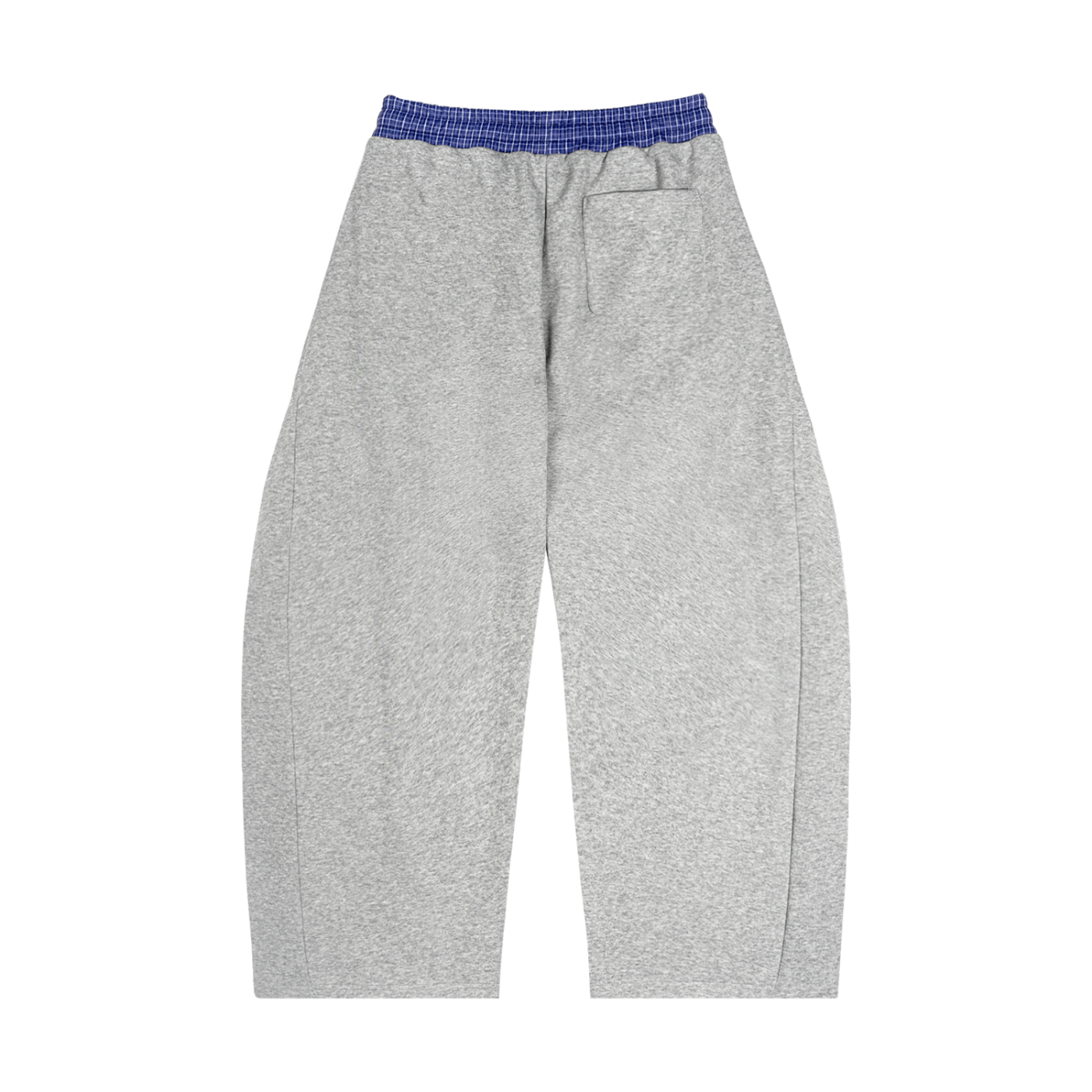 Plaid Waistband Sweatpants