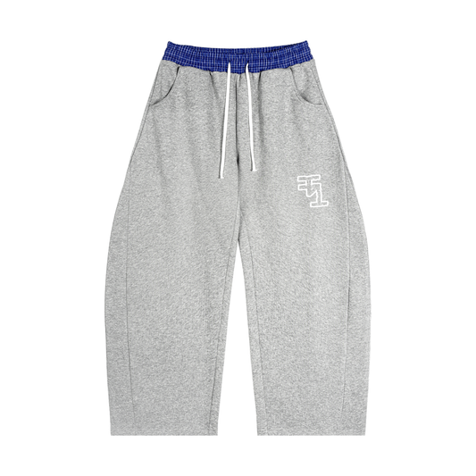 Plaid Waistband Sweatpants