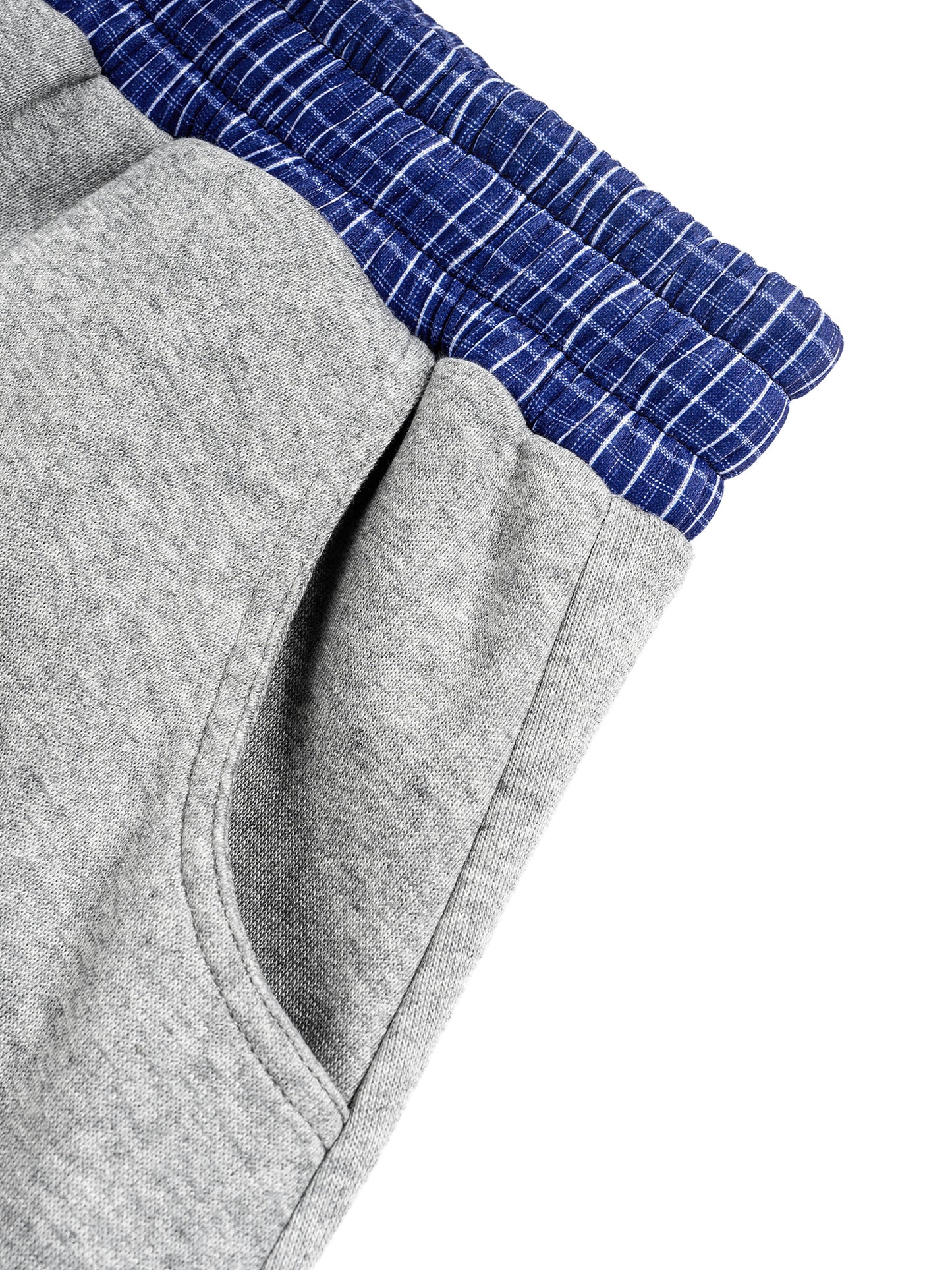 Plaid Waistband Sweatpants